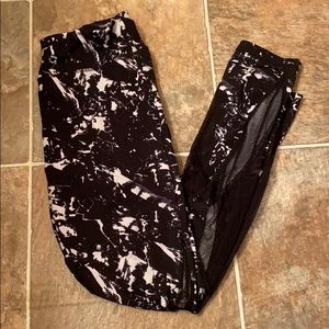 Mesh cut out leggings